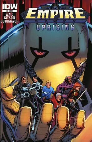 Empire: Uprising 4 published by IDW with cover art by Barry Kitson
