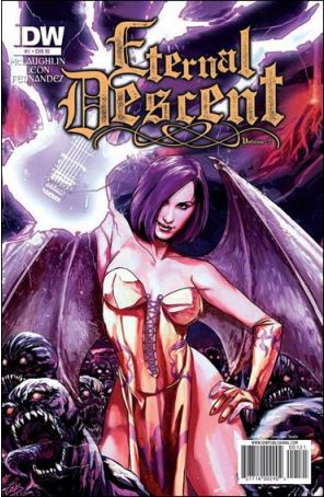 Eternal Descent (Vol. 2) 1A published by IDW with cover art by Santi Casas