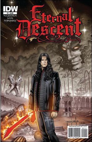 Eternal Descent (Vol. 2) 1 published by IDW with cover art by Jason Metcalf