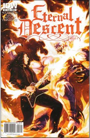 Eternal Descent (Vol. 2) 2B published by IDW with cover art by Santi Casas