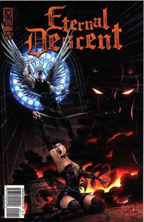 Eternal Descent 1 published by IDW with cover art by Jason Metcalf