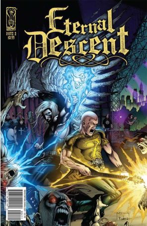 Eternal Descent 2 published by IDW with cover art by Jason Metcalf