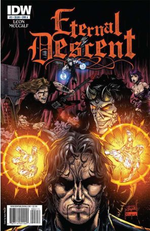 Eternal Descent 3A published by IDW with cover art by Jason Metcalf