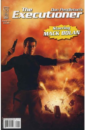 Executioner (Don Pendleton's) 1 published by IDW with cover art by Rebecca A. Wrigley