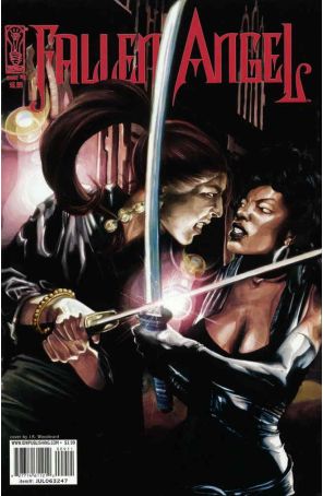 Fallen Angel (IDW) 9 published by IDW with cover art by J.K. Woodward