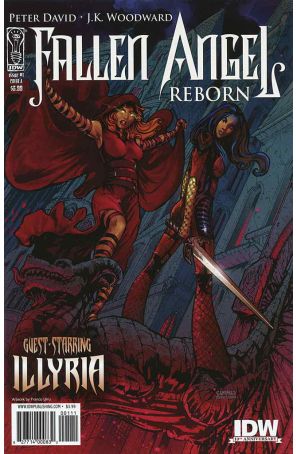 Fallen Angel Reborn 1A published by IDW with cover art by Franco Urru