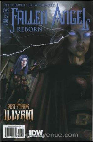 Fallen Angel Reborn 2C published by IDW with cover art by J.K. Woodward