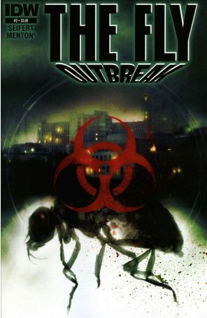 Fly: Outbreak 2 published by IDW with cover art by Menton3