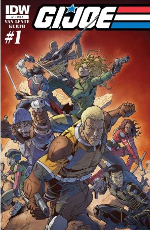 G.I. Joe (IDW, Vol. 3) 1B published by IDW with cover art by Steve Kurth