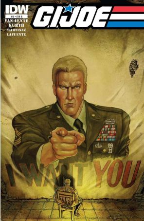 G.I. Joe (IDW, Vol. 3) 3B published by IDW with cover art by Steve Kurth