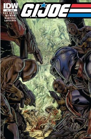 G.I. Joe (IDW, Vol. 3) 4B published by IDW with cover art by Steve Kurth