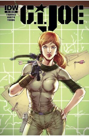 G.I. Joe (IDW, Vol. 4) 4A published by IDW with cover art by Dheeraj Verma