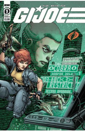 G.I. Joe (IDW, Vol. 6) 9B published by IDW with cover art by Freddie Williams II