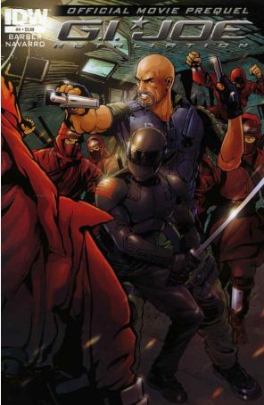 G.I. Joe 2 Movie Prequel 4 published by IDW with cover art by Salvador Navarro