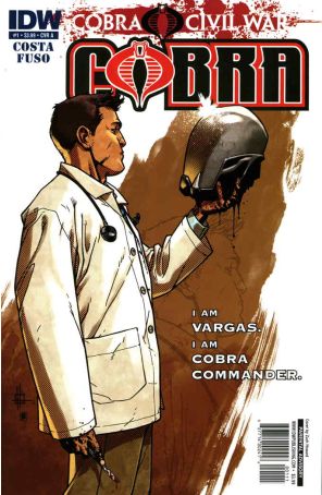 G.I. Joe Cobra: Cobra Civil War 1A published by IDW with cover art by Zach Howard