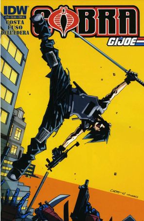 G.I. Joe Cobra: Cobra Civil War 14A published by IDW with cover art by Antonio Fuso