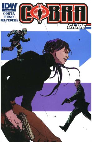 G.I. Joe Cobra: Cobra Civil War 15 published by IDW with cover art by Antonio Fuso