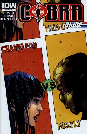 G.I. Joe Cobra: Cobra Civil War 16 published by IDW with cover art by Antonio Fuso