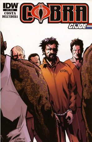 G.I. Joe Cobra: Cobra Civil War 17 published by IDW with cover art by Antonio Fuso