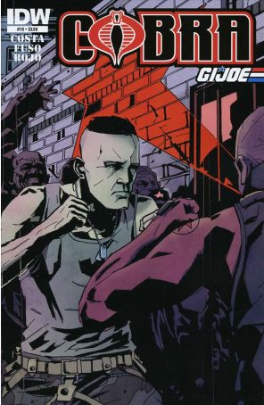 G.I. Joe Cobra: Cobra Civil War 19 published by IDW with cover art by Antonio Fuso