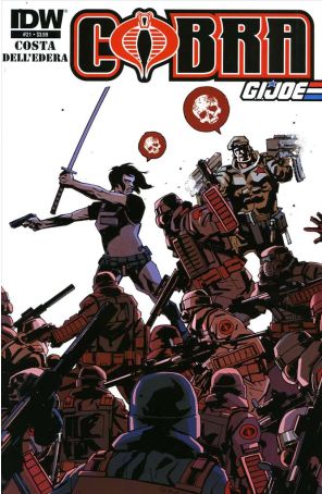 G.I. Joe Cobra: Cobra Civil War 21 published by IDW with cover art by Antonio Fuso