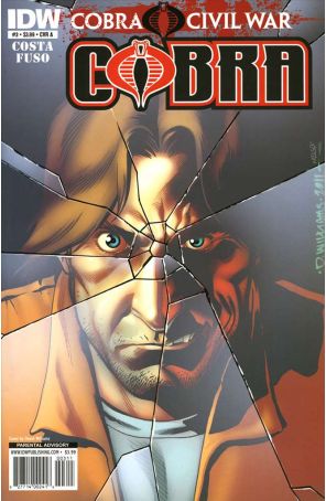 G.I. Joe Cobra: Cobra Civil War 3A published by IDW with cover art by David Williams