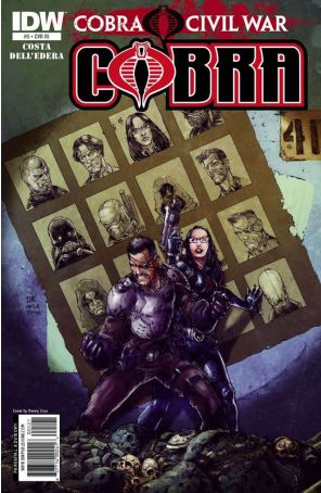 G.I. Joe Cobra: Cobra Civil War 5C published by IDW with cover art by Danny Cruz