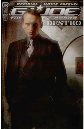 G.I. Joe Movie Prequel-Destro 2B published by IDW with cover art by Joe Corroney