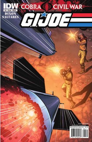 G.I. Joe: Cobra Civil War 4B published by IDW with cover art by Will Rosado