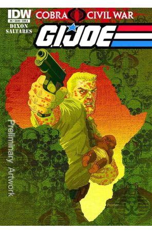 G.I. Joe: Cobra Civil War 5A published by IDW with cover art by Tom Feister