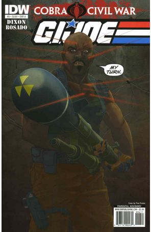 G.I. Joe: Cobra Civil War 6A published by IDW with cover art by Tom Feister