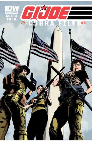 G.I. Joe: Cobra Files 3A published by IDW with cover art by Antonio Fuso