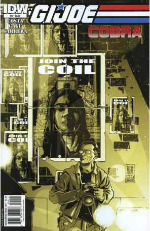 G.I. Joe: Cobra II 9A published by IDW with cover art by Antonio Fuso