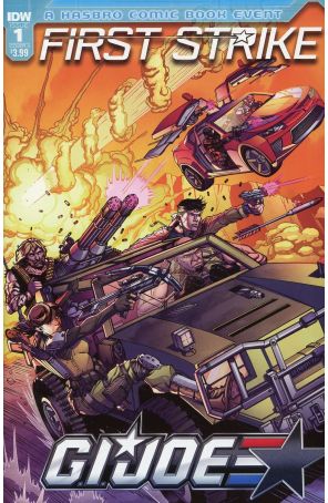G.I. Joe: First Strike 1A published by IDW with cover art by Drew Johnson