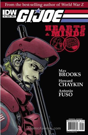 G.I. Joe: Hearts And Minds 5B published by IDW with cover art by Antonio Fuso
