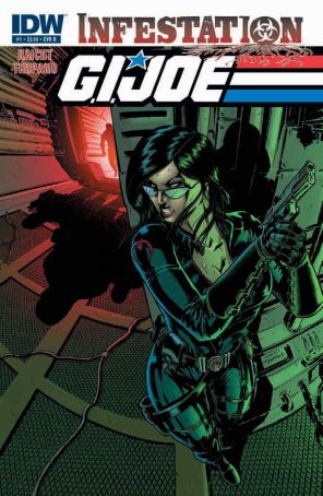 G.I. Joe: Infestation 1B published by IDW with cover art by Giovanni Timpano