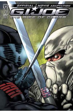 G.I. Joe: Rise of Cobra Movie Adaptation 3A published by IDW with cover art by Casey Maloney