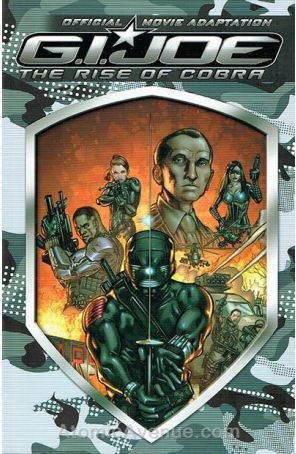 G.I. Joe: Rise of Cobra Movie Adaptation TPB 1 published by IDW with cover art by Casey Maloney