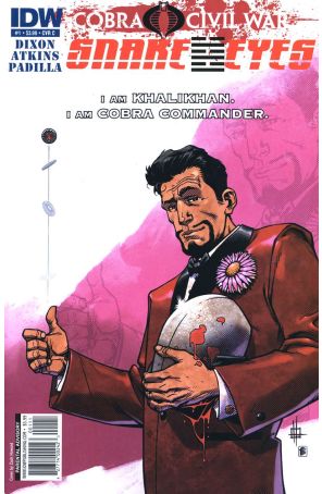 G.I. Joe: Snake Eyes (Vol. 2) 1C published by IDW with cover art by Zach Howard