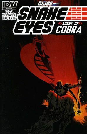 G.I. Joe: Snake Eyes, Agent of Cobra 5 published by IDW with cover art by Paolo Villanelli