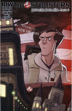 Ghostbusters (2nd Series) 10A published by IDW with cover art by Dan Schoening