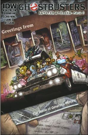 Ghostbusters (2nd Series) 9B published by IDW with cover art by Tristan Jones