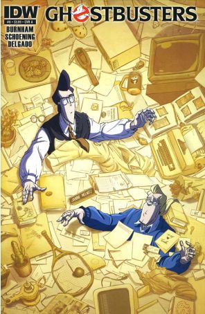 Ghostbusters (3rd Series) 6A published by IDW with cover art by Dan Schoening
