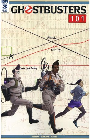 Ghostbusters 101 3 published by IDW with cover art by Dan Schoening