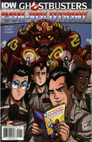 Ghostbusters Con-Volution 1A published by IDW with cover art by Josh Howard