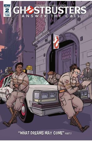 Ghostbusters: Answer the Call 2B published by IDW with cover art by Emma Vieceli