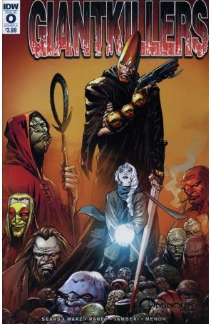Giantkillers 0A published by IDW with cover art by Bart Sears