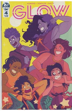 Glow 4A published by IDW with cover art by Hannah Templer