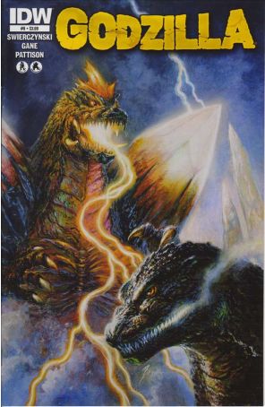 Godzilla (4th Series) 9 published by IDW with cover art by Bob Eggleton
