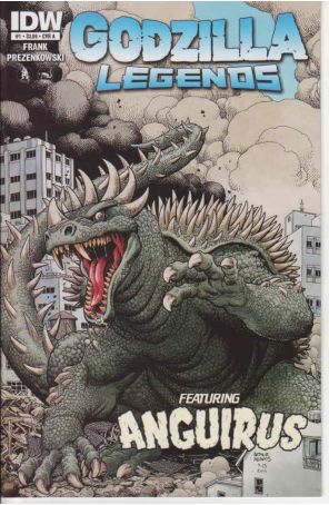 Godzilla Legends 1A published by IDW with cover art by Arthur Adams